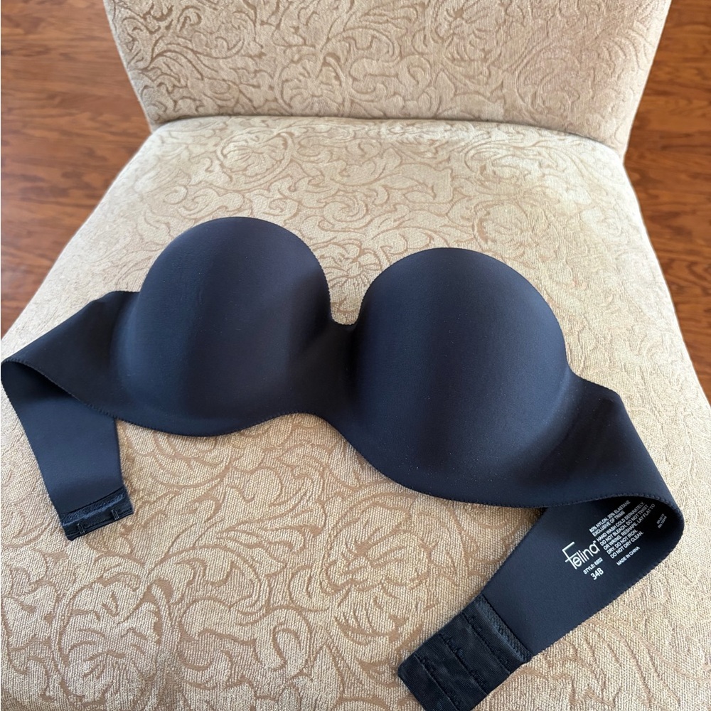 Felina Black Strapless Bra